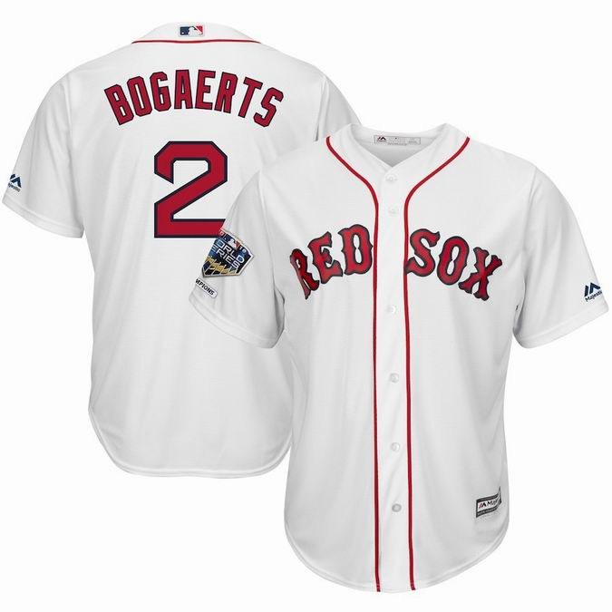 Boston Red Sox 2018 World Series Champions Cool Base Player Jerseys-014